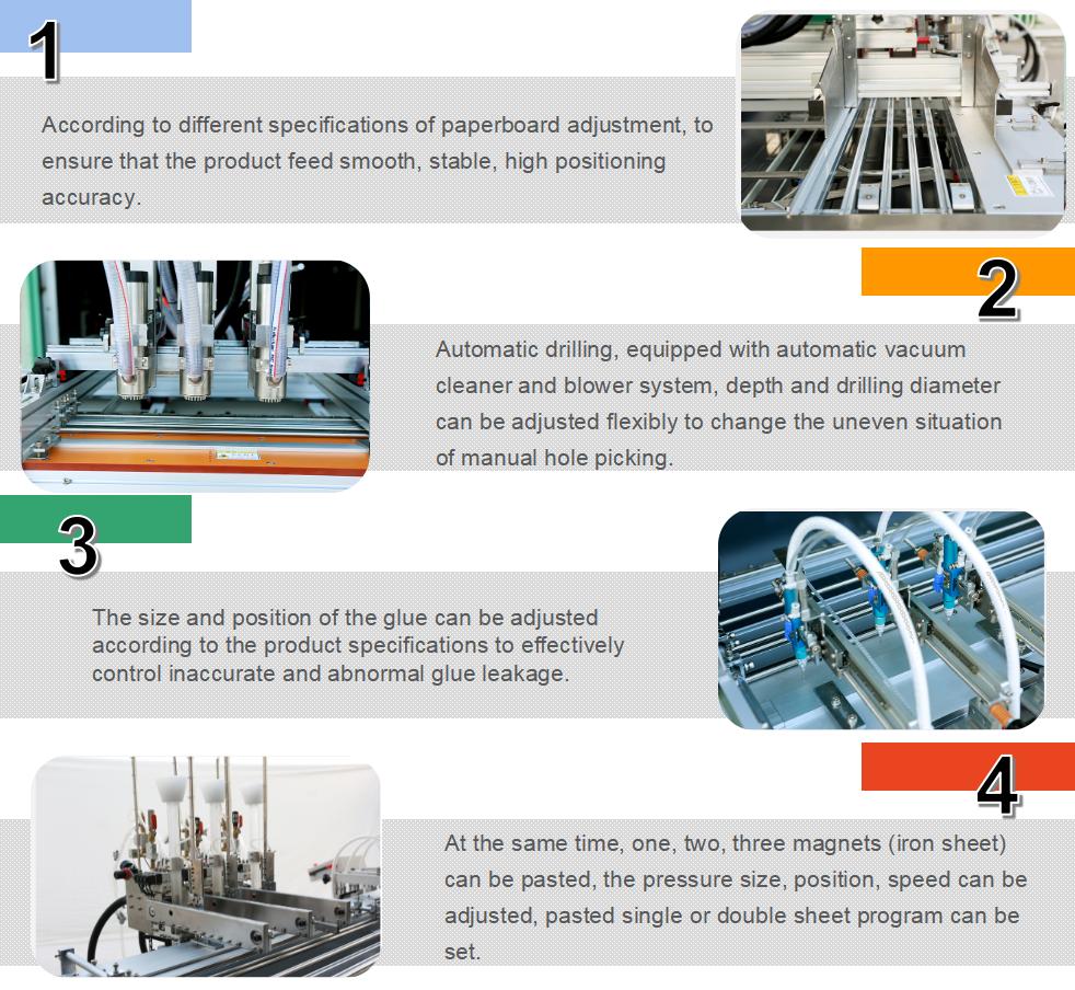 Menempel magnet otomatis dengan mesin bor