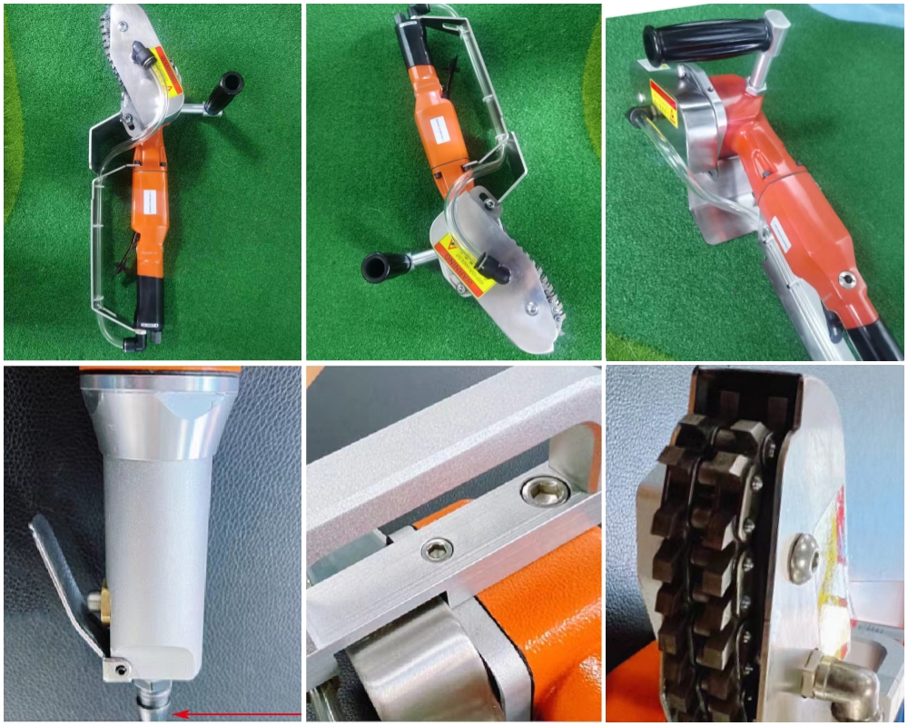 Mesin pengupas kertas manual