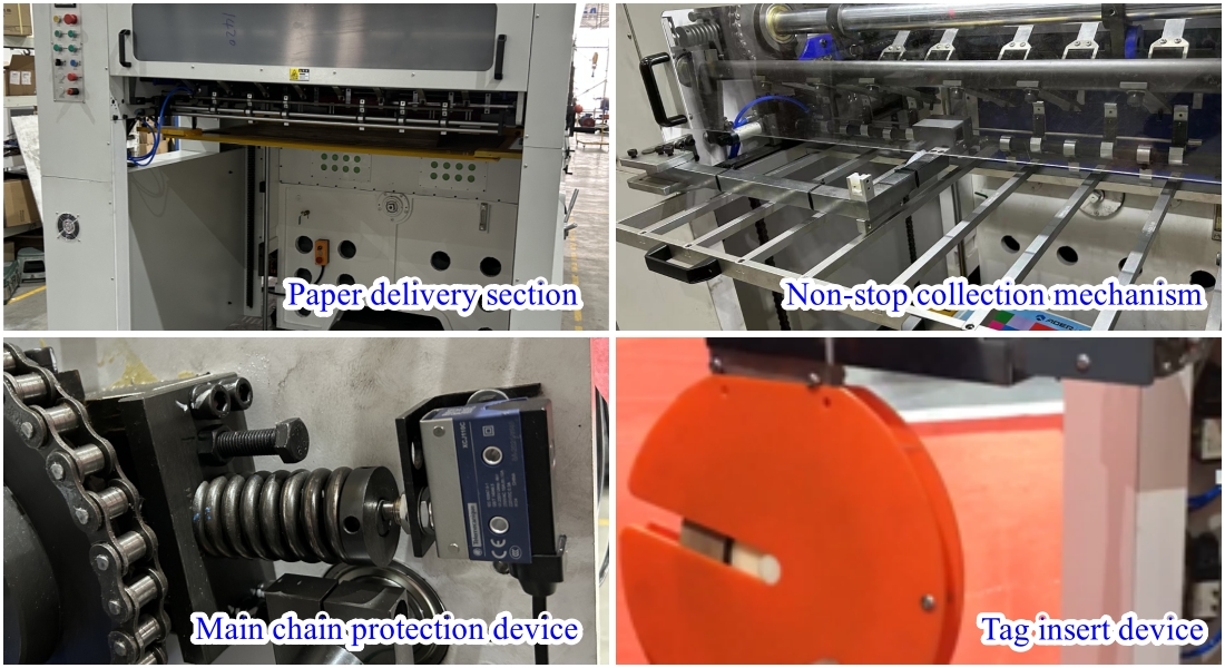 Mesin pemotongan dan kerutan mati otomatis