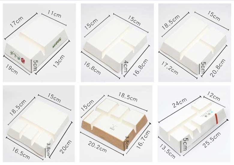 Mesin pembentuk kotak makan siang kompartemen