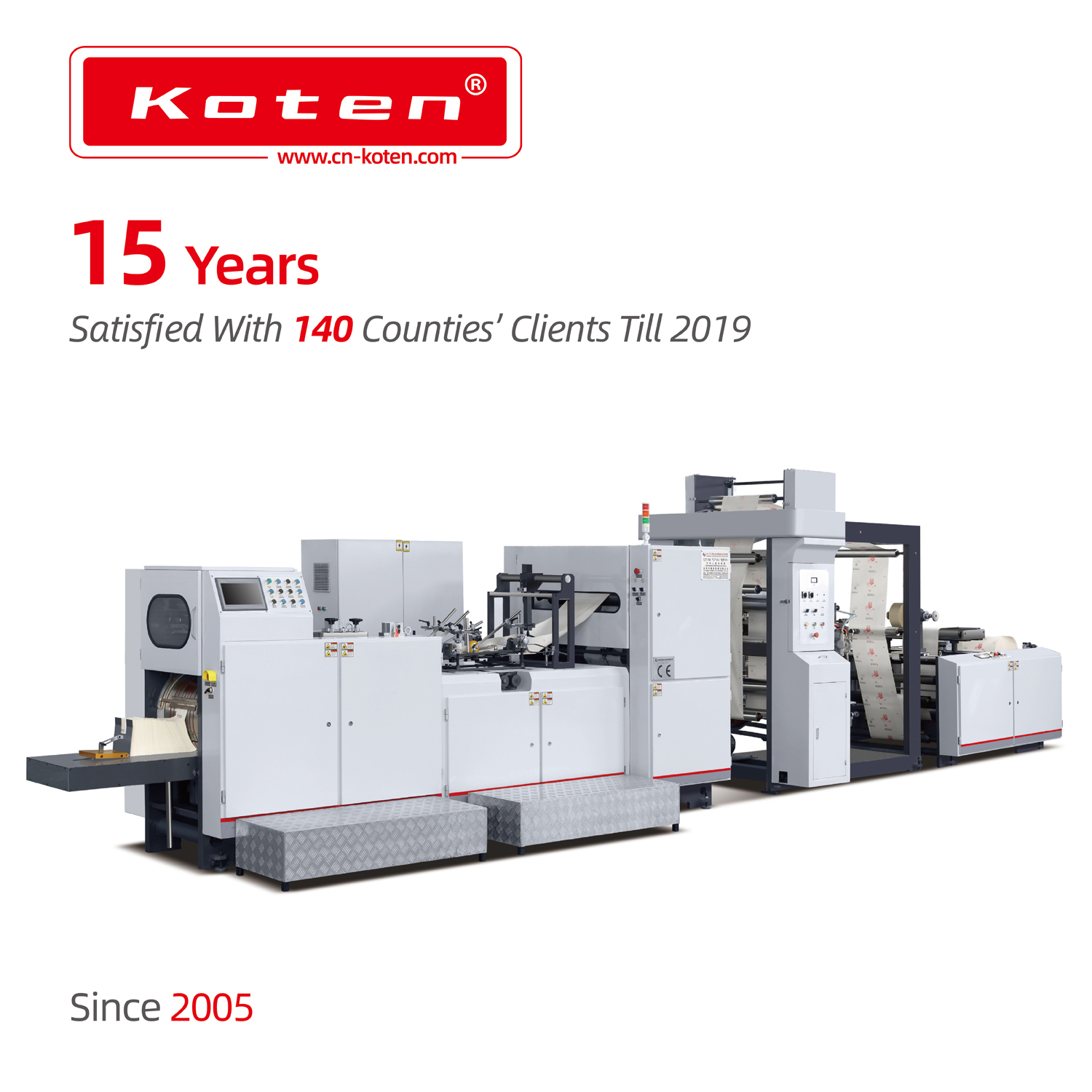 Mesin kantong kertas makanan cepat saji