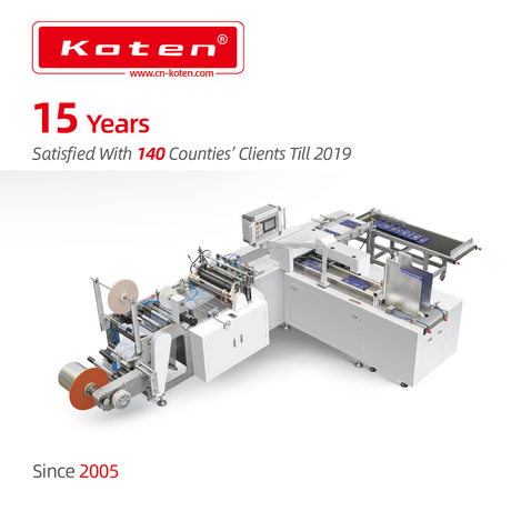 Open Mouth Opp Bagging Machine untuk Notebook Magazine Kalender Buku Sertifikat Kartu Ucapan