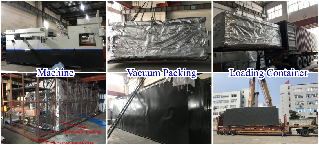 Mesin pemotongan dan kerutan mati otomatis