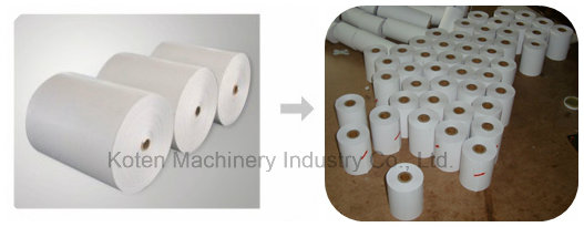 Mesin celah dan pemulihan kertas